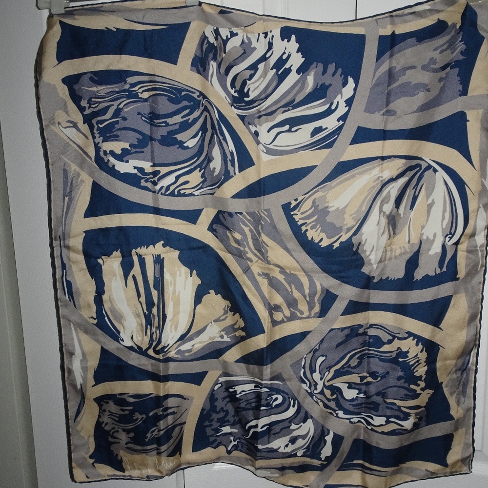 Vtg. Richard Allen 1970's Square Silk Scarf